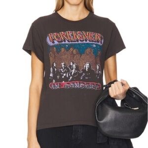 Daydreamer Foreigner Charcoal Cotton Tee